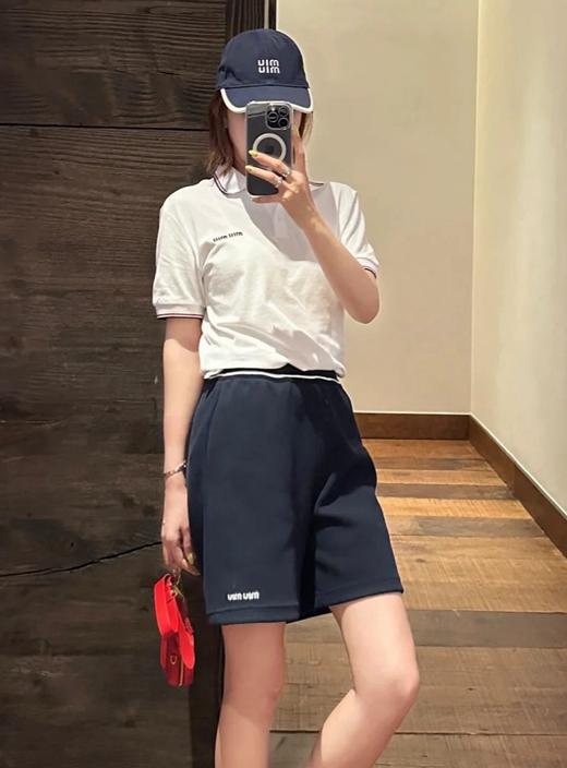 女款logo刺绣短裤la017 商品图2