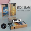 贵族创意直冲宽版金属耐用加厚翻盖可充气个性时尚防爆打火机M2 商品缩略图1