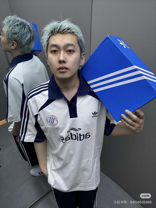 Ad宽松舒适运动短袖Polo衫 男女同款 商品图0