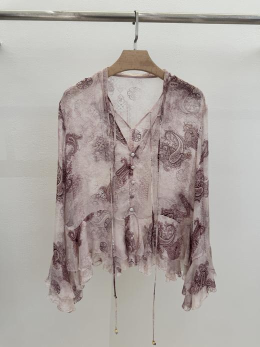 【门店同款】ENJOY夏季雾粉佩斯利上衣 171195720 商品图0