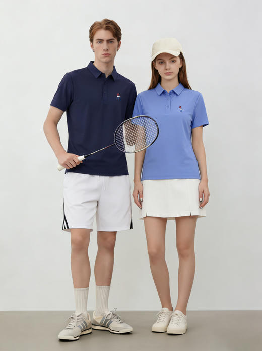 🔥（2件/组，单拍不发）！！【NECHEER柏奥玛专版运动凉感情侣短袖T恤衫1188-1199】翻领显瘦天花板，和男友抢着穿✨ ✅【85%锦纶+15%氨纶】黑科技 穿上就像第二层皮肤！ 商品图1