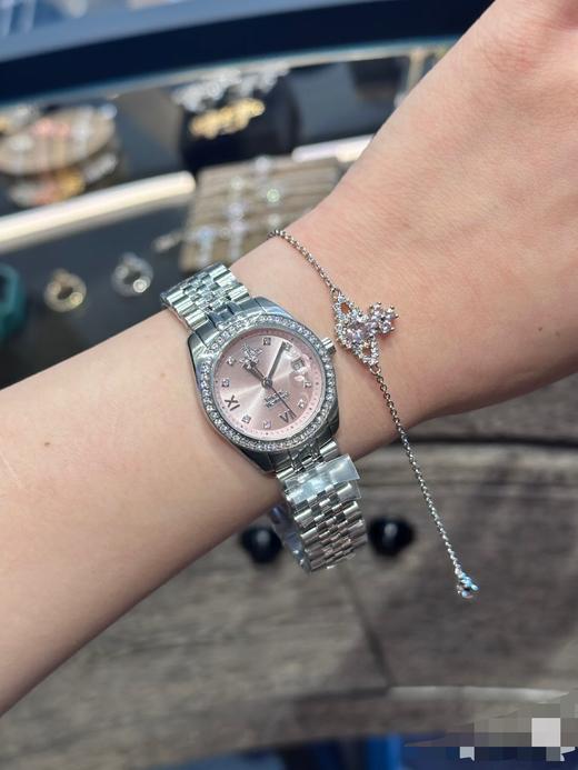 直发【质保一年】 原厂机芯 西太后仙女粉~带钻款~ 女士手表 商品图8