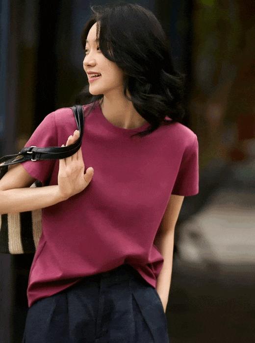 火龙果色T恤 ，温柔又显贵，黄皮闭眼冲（3-5天发货） 商品图1