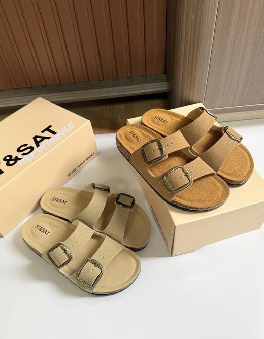 直发【正品带授权】 ST&SAT星期六女士夏季勃肯凉拖鞋！ 商品图0