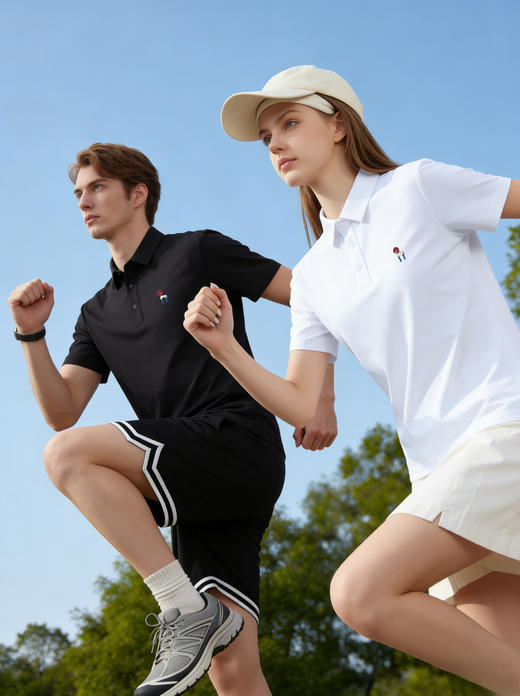 🔥（2件/组，单拍不发）！！【NECHEER柏奥玛专版运动凉感情侣短袖T恤衫1188-1199】翻领显瘦天花板，和男友抢着穿✨ ✅【85%锦纶+15%氨纶】黑科技 穿上就像第二层皮肤！ 商品图2