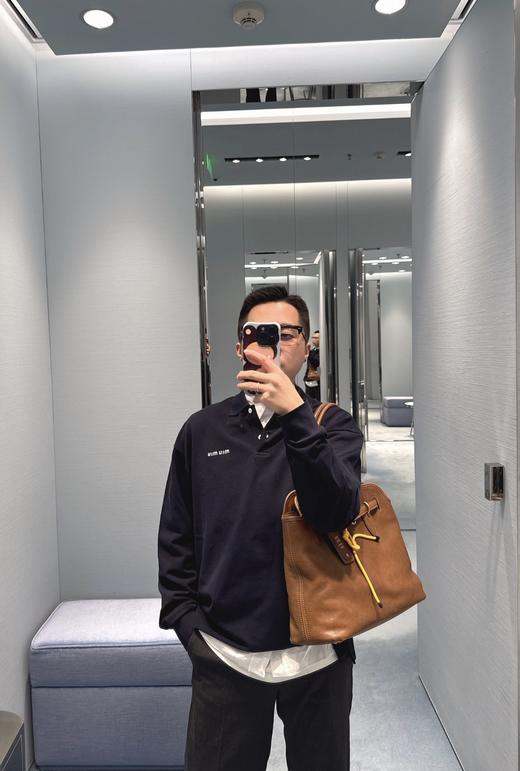 直发 纯元面料， 出入柜子的无压力，MIU可情侣的POLO衫 商品图2