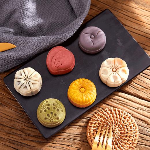 【绵密细腻！精致小巧】和果子日式豆沙糕点颜值美食礼盒好吃的和菓子零食180g6个装点心。xb 商品图1