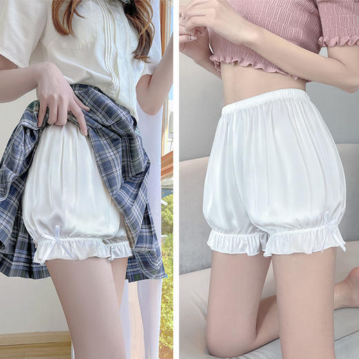 19.9/2条  夏季宽松南瓜灯笼安全裤女夏薄款防走光不卷可外穿家居打底短裤 商品图2