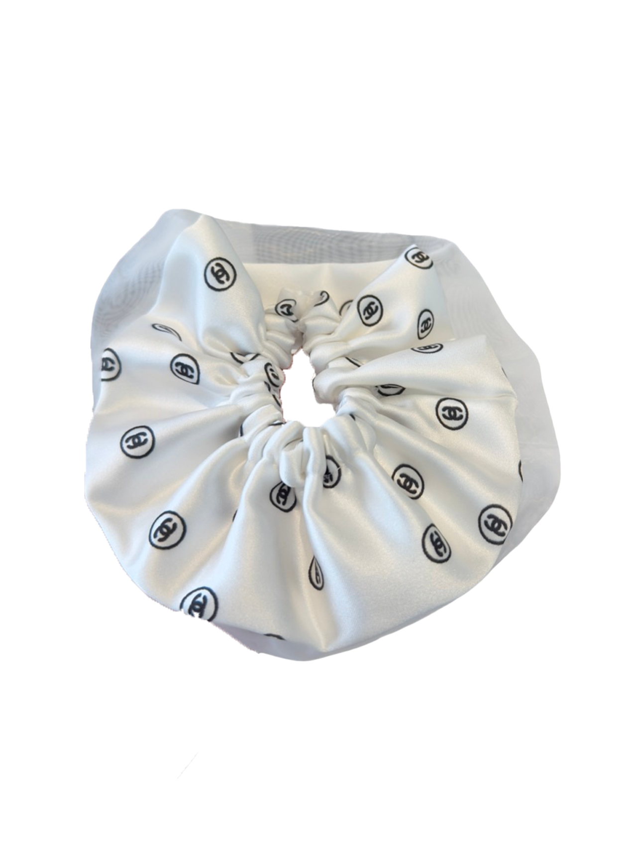 印花拼接发圈ba025