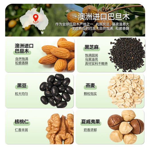 新品上市  无糖坚果巴旦木芝麻乳  180克/袋   12袋/盒 商品图4