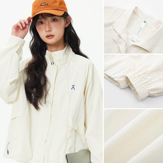 【出游季特惠-春夏新品】ACMEITEM爱棵米户外防泼立领多巴胺休闲宽松夹克外套-GAH2210440A 商品图3