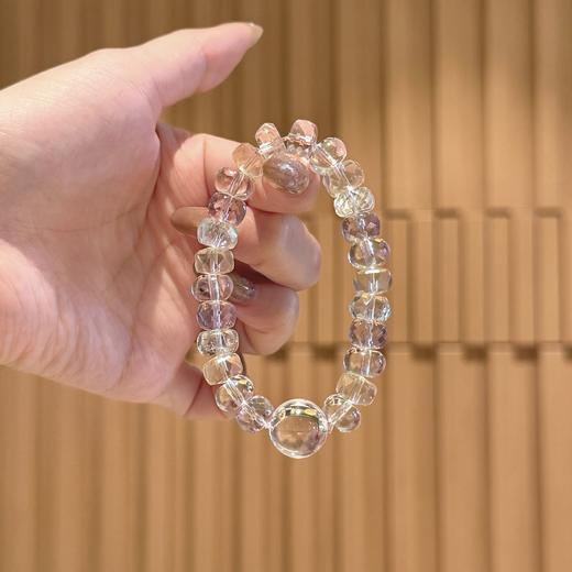 ARSIS｜晶石系列 净化开运·白水晶紫水晶串珠手链 商品图2