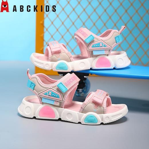 Abckids儿童凉鞋夏季新款儿童沙滩鞋中大童露趾男女童休闲凉鞋26-37★ 商品图2