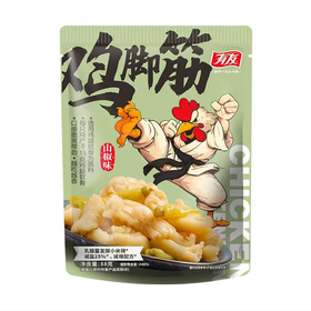 有友 山椒味鸡脚筋 88g/包