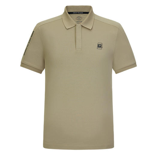 德鲨男士短袖POLO衫2025夏新款休闲上衣男装翻领打底t恤衫 商品图1