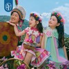 年衣童装儿童连衣裙女童夏季新款民族风公主女孩云肩A字裙子长裙 商品缩略图0