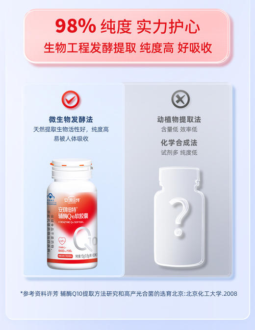 安琪纽特 辅酶Q10软胶囊8400mg/100g高含量 商品图5