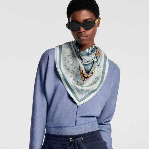 Malles Merveilleuses 丝质印花方巾la 商品图3