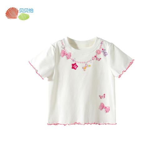 贝贝怡女童夏季短袖T恤 商品图8
