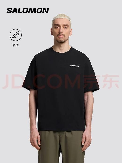 萨洛蒙 经典后背印花圆领短袖T恤 山系户外百搭款 商品图0
