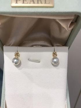 27
新品[哇] 🤍akoya💙
精致小女人通勤款 18k金镶钻石AKOYA耳针 8-8.5mm
 圆 极微瑕 珠光超亮