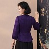 西子/凤凰阁19姆米桑蚕丝冠乐绉提花收腰显瘦衬衣上衣/SYTJ1060 商品缩略图4