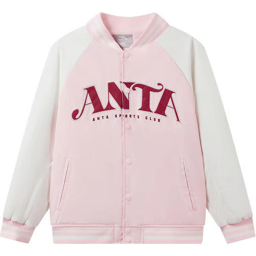 MJ｜安踏女童专柜正品春秋宽松丝光绒/梭织运动上衣外套362511603B-2 商品图0