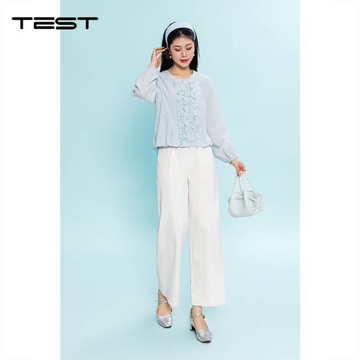 夏上新遮肉显瘦不挑身材百搭直筒休闲裤3262005 商品图2