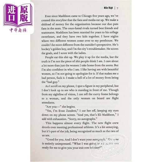 【中商原版】风城系列 第1部 高飞 Mile High 英文原版 Liz Tomforde 现代小说 国际流行小说 爱情小说 商品图6