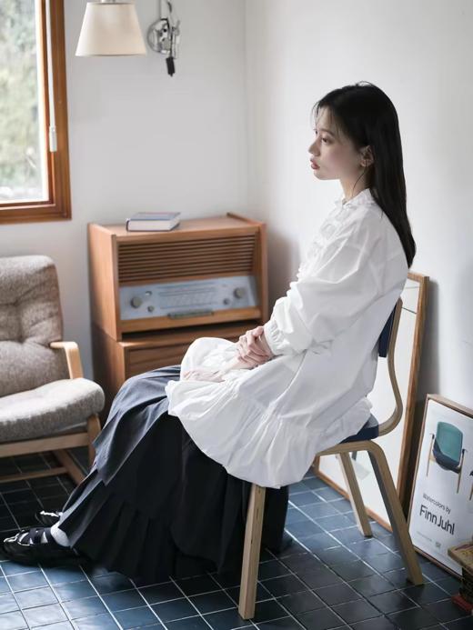 步履不停/6A11303C/圆领花边衬衫 商品图4