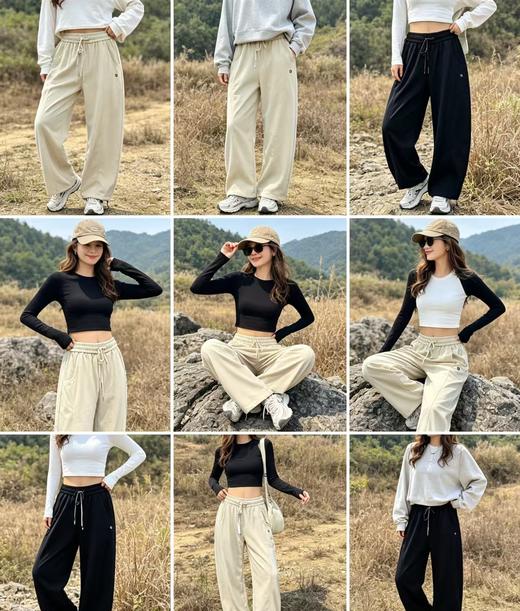 露露Lululemon垂感阔腿裤 商品图0