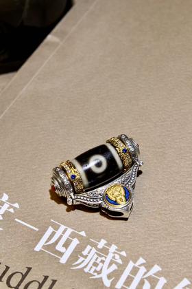 天珠双护法项链