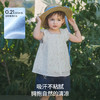 【宝宝服饰】嫚熙童装儿童衬衫2026新款夏季碎花女宝天丝亚麻凉感飞袖开衫上衣 商品缩略图1