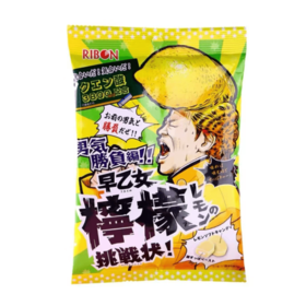 日本 理本 酸醒柠檬味糖果51g