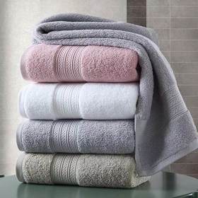 绎生活 新款全棉毛浴巾三件套 | 柔软亲肤、吸水性强