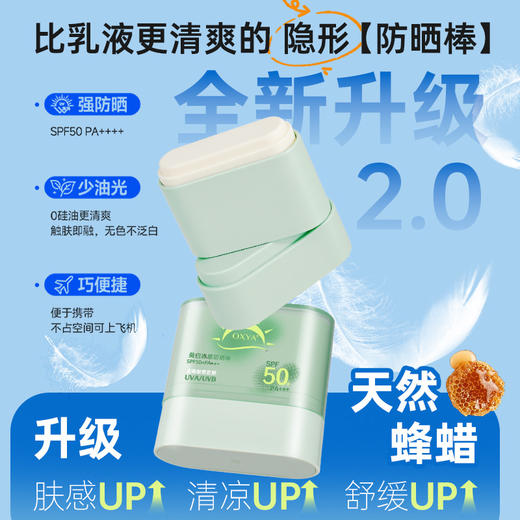 【美白提亮 + 防晒一体】美白冰感防晒棒补水保湿防晒防汗隔离。xb 商品图1