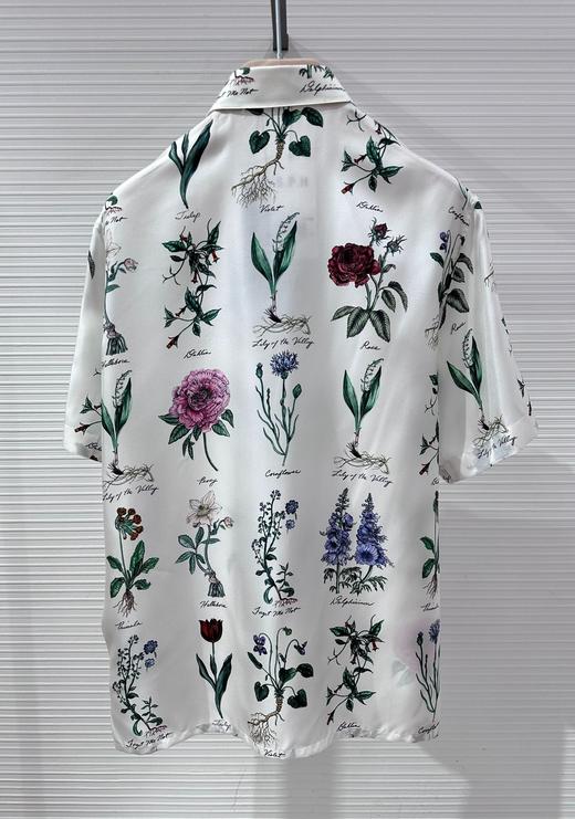 中性款印花短袖衬衫ba010 商品图1