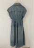 女款腰带牛仔连衣裙la010 商品缩略图1