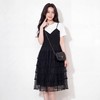 奢姿大码女装2026夏季假两件拼接蛋糕连衣裙胖妹妹时尚简约裙子9962854780 商品缩略图4