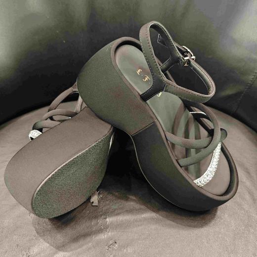 LFGJ凌介x0421时尚钻饰厚底凉鞋 商品图2