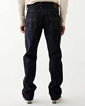 26 R.R.L 半脱浆 原色赤耳丹宁直筒牛仔裤｜复古工装质感 NZK265