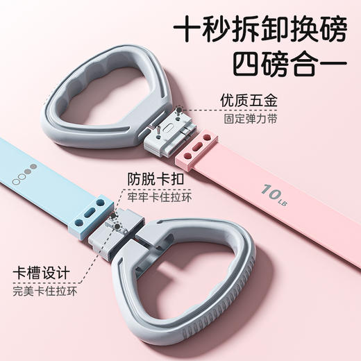 【安踏代工厂】小俏可拆拉力器 全磅数大套装 商品图5