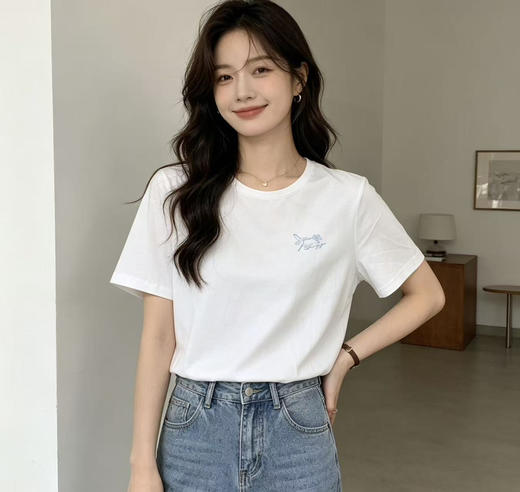 XY/贵人鸟圆领短袖T恤上衣T1252186 商品图4