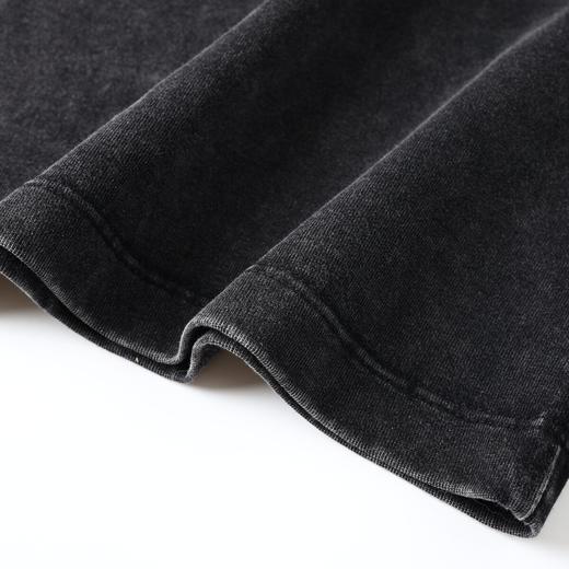 PINLI品立2026夏季新款字母印花圆领落肩袖短袖T恤上衣潮牌男体恤BG262111512 商品图3