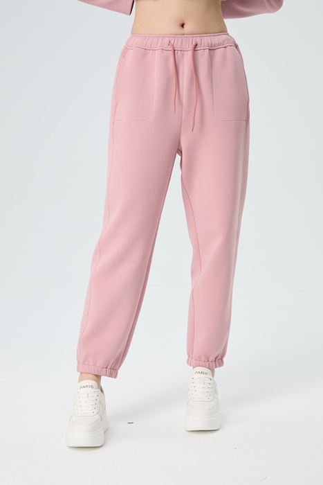 【一体绒 爆款】水淼2025秋冬休闲显瘦直筒休闲裤1652