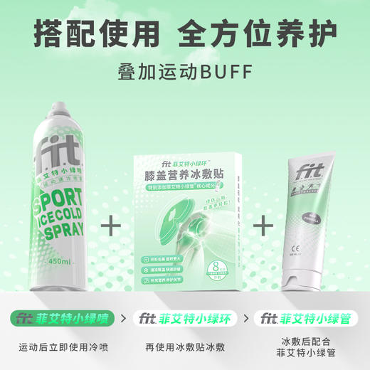 fit菲艾特运动喷剂小绿喷舒缓学生控油喷雾舒缓喷雾大容量积雪草 商品图1