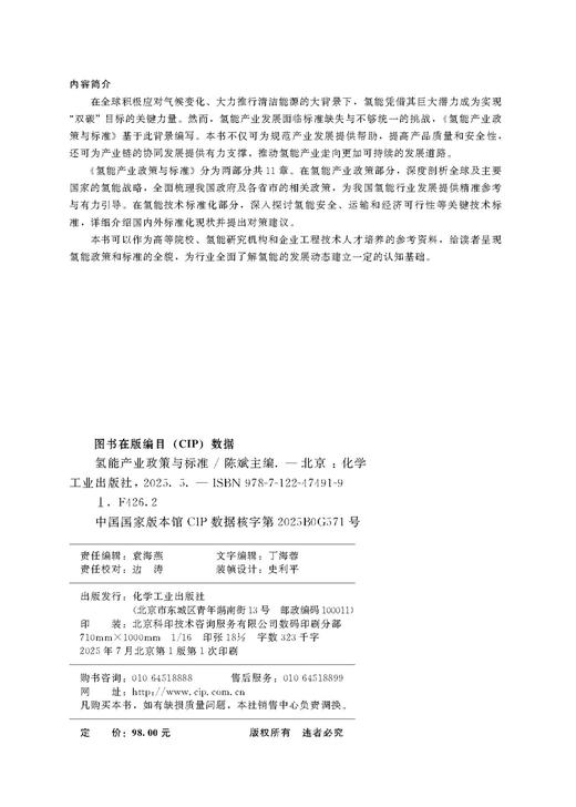 氢能产业政策与标准 商品图5
