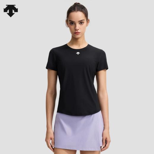 点此购买 迪桑特夏季女士冰丝凉感吸湿速干弹力运动短袖T恤 yh 344920 商品图7