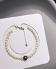 21.夏日手腕跳跃的温柔～
4-4.5mm/8-9mm海水珍珠手链 圆 小瑕 珠光超亮 约17+4cm S925银扣子 商品缩略图4