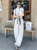 【限时39.9】白色棉麻阔腿裤女夏季薄款2026新款冰凉宽松小个子休闲慵懒拖地裤 商品缩略图2